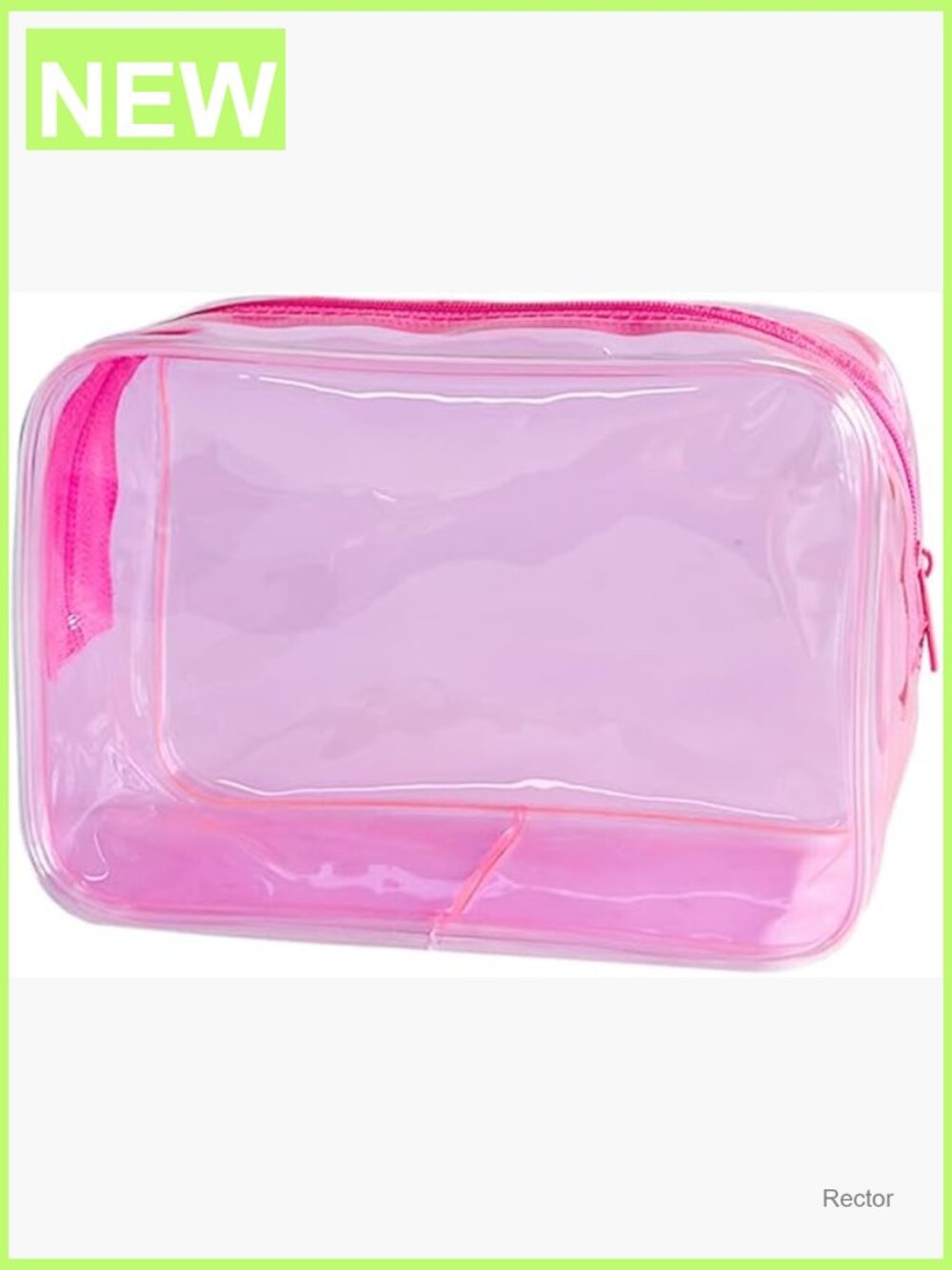 Clear Toiletry Pouch TSA Approved Travel Makeup Bag PVC Waterproof